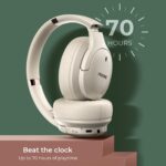 Noise Airwave Max 4 Wireless Over Ear Headphones with 70H Playtime, ENC, 40mm Driver, Low Latency(up to 40ms), Dual Pairing, BT v5.4 (Calm Beige) (AUD-HDPHN-4-BEIGE) - Image 3