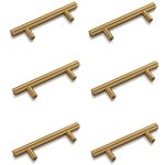 Atlantic Cabinet Pull Handle – Antique Finish, 4-Inch Total Length, 64mm Hole-to-Hole, Pack of 6 – Durable & Elegant Hardware for Kitchen & Bathroom Cabinets