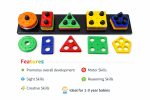 Geometric Shape Sorter Educational Learning Toy for Kids 1-3 Years | Activity Toys for 1 2 3 Year Old | Toddler Shape Matching Sorting Toy | Early Learning Educational Toys for Toddlers - Image 5