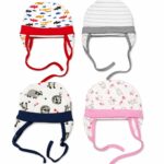 BABY STATION Cotton Cap for New Born Baby Boys & Girls | Soft & Breathable Infant Cap | Comfortable Baby Hat | Multicolor