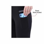 TRASA Active Yoga Pants for Womens Gym High Waist with 3 Pockets, Tummy Control, Workout Pants 4 Way Stretch Yoga Leggings, Sizes - M,L,XL,2XL,3XL - Image 8