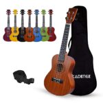 Kadence UKTWC Concert 23" Acoustic Ukulele | Sapele Wood | Comes with Bag | Includes Learning Course | Brown - Image 9