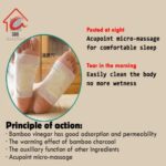 Herbal Foot Pads for Sleep Support & Pain Relief | Natural Bamboo Vinegar Detox Pads with Acupoint Therapy for Relaxation & Toxin Removal (Pack of 50) - Image 3