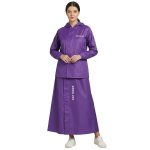 Goodluck Women’s Waterproof Skirt Suit Raincoat Set with Hood | Heavy Duty Rain Protection | Lightweight Windproof | Waterproof Nylon | Outdoor Rainwear for Travel Hiking Cycling - Image 2
