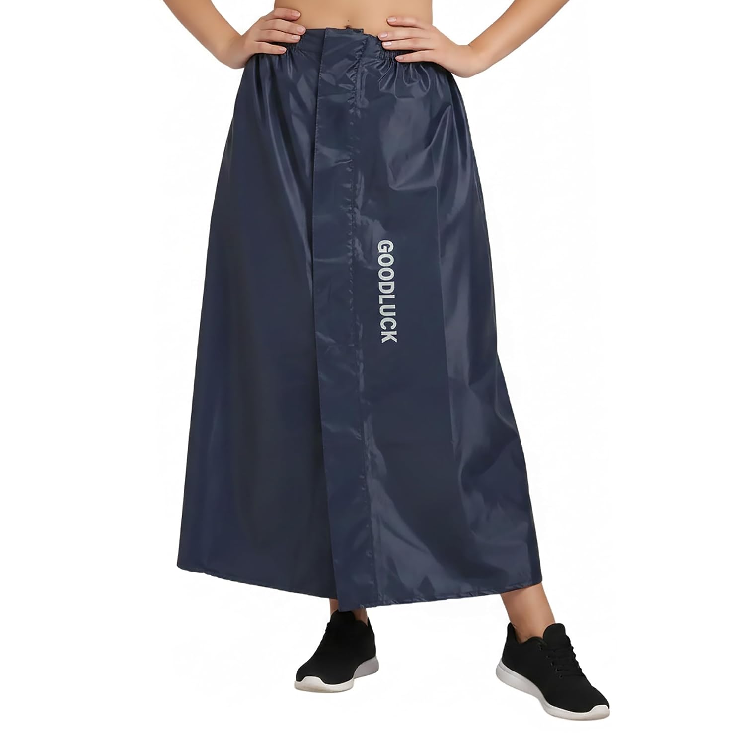 61rG7D-lXfL._SL1500_.jpg Goodluck Rain Coat Skirt Only for Girls & Women | Waterproof Nylon Rain Wear Bottom | Heavy Duty Rain Protection Skirt | Lightweight Monsoon Riding & Outdoor Rain Gear | Sizes XL to 7XL - Image 1