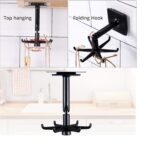 Self Adhesive Kitchen Utensil Hanger & Wall Organizer – Drill Free 6-Hook Rack for Spoons, Keys & Towels – Heavy Duty Multi-Purpose Holder for Home, Kitchen & Bathroom (1, Round Rotate) - Image 2