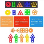 NIBAR® Baby Smart Activity Fun & Learning Blocks Geometrics, Educational & Learning Sorter Toys, Color Choose Stacking Game for Kids Baby, 1 2 3+ Year Activity Toys - Image 4