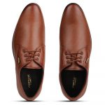 Liberty Fortune Black & Tan Derby Formal Shoes for Men - PU Office Wear - Image 9
