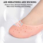 Nightstar Full Length Silicone Foot Protector Anti Crack Heel Support Moisturizing Socks for Foot Care and Pain Relief (Free Size, 1 Pair) - Image 2
