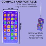 Amitasha Educational Phone Toy for 2-12 Years Kids Rechargeable 28 Modes Talking Baby Smart Phone Mobile Toy for Boys Girls Birthday Gift - Image 8