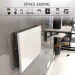 Folding Shelf Brackets, Heavy Duty Stainless Steel Collapsible Bracket Wall Mounted DIY Foldable Brackets for Table Desk Workbench Wall Mounted Brackets (Folding Shelf Brackets 20CM) - Image 2