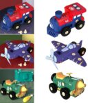 Vehicles Toy Poly Miniature Transport Educational Toy Steam Train|Toys & Hobbies | TV Movie & Character Toys - Image 6