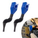 Auto Fuel Funnel with Flexible Pipe Plastic Oil Refilling Funnel Leak Resistant Liquid Transfer Funnel for Car Motorcycle Scooter Tractor Engine Fuel Water Automotive Tool (Multicolor, 1 Pcs) - Image 5