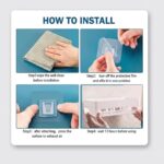 Qubist Bathroom Organiser Self Adhesive Shelf for Wall - No Drill Bathroom Rack, Waterproof & Rust Proof Bathroom Storage Organizer with Soap Holder (1 Bathroom Shelves) - Image 4