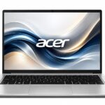 Acer One 14 Laptop Z14-55M | 14" HD Display | AMD Ryzen 3 7320U | 8GB LPDDR5 RAM | 256GB NVMe SSD | Windows 11 | Thin & Light Design | AMD Radeon Graphics | Silver