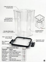 Mollies Premium Airtight Kitchen Storage Containers Set of 12 | Clear Plastic Food Organizers with Lids | 400ml, 700ml, 1100ml Combo for Dry Fruits, Snacks, Pulses & Candies | BPA-Free & Leakproof - Image 4