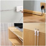 INOVERA (LABEL) 30 Pieces Wire Organizer Cable Management Clip Desktop Cord Hook with 3M Adhesive Foam (Transparent) - Image 7