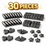 Mini Magnets for Kids – Pack of 30 | Table Top Board Game Magnets | Small Colorful Educational Magnet | Perfect Toy for Kids - Image 7