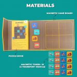PELIKAS TOYZ Magnetic Sudoku Puzzle for Kids 5-7 Years - Travel Games for Kids Ages 4-8 - Educational Brain Teaser Puzzle - Transport Picture Logic Toy - Birthday Gift for Boys & Girls 5+ - Image 4