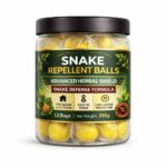 Snake Repellent Balls 12 Bags Advanced Snake Deterrent Formula | Long Lasting Outdoor & Indoor Protection | Natural Snake Repellent for Garden, Farm, Garage, Yard, Patio & Home Perimeter Defense
