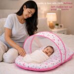 Infantbond 56 in 1 Baby Products All New Born Combo|Baby Essentials|Hospital Kit|Maternity Essentials|Infant Essentials|Baby Shower|Complete Daily Items Combo(0-6 Months) (Pink Moon) 1 count - Image 3