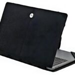 Envy 13-ba0003TU Laptop PU 13.3 inches Leather Case Cover for HP, Black (MD228ABL)