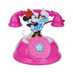 Minnie Talking Telephone Toy for Kids - Pretend Play Landline Phone with Interactive Music & Sounds, Durable Educational Toy for Girls 3+ Years Old, Pink & Fun Design for Creative Role Play