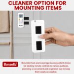 Bonzella Self Adhesive Hook and Loop Tapes, Mosquito Net Mounting Tape For Office use, Photo Frames, Multipurpose Double Sided Adhesive Hook & Loop Fastener Tape for Crafting & Wall Hanging (10M x 25mm) - Image 5