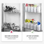 3 Pcs Fridge Storage Containers, Detachable Food Refrigerator Organizer Container Butter, Chocolate, Sauce, Candies, Vegetables, Stationery Toiletries, Plastic (Square) - Image 5