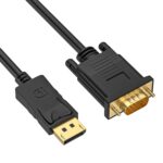 (in) DisplayPort to (Out) VGA Adapter DP to VGA Cable Male to Male Gold-Plated for Computer, Laptop, Monitor, TV, Projector (NOT Bidirectional) (3 FT-1PACK) - Image 7