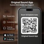 pTron Studio Ultima w/ 60Hrs Playtime, Dual Device Pairing, 40mm Drivers, Custom EQ, Mobile App, Wireless Over Ear Headphones w/HD Mic & TruTalk AI-ENC Calls, BTv5.4 & Type-C Charging (Jet Black) - Image 6