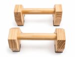 Wooden Push-Up Bars for Strength Training & Calisthenics, 1 Pair Non-Slip Parallettes with Ergonomic Grip Handles for Home Gym, Push-Up Workout, Core Training & Upper Body Fitness Equipment | Zebra Design for men, women, kids, adults & Everybody