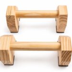 Wooden Push-Up Bars for Strength Training & Calisthenics, 1 Pair Non-Slip Parallettes with Ergonomic Grip Handles for Home Gym, Push-Up Workout, Core Training & Upper Body Fitness Equipment | Zebra Design for men, women, kids, adults & Everybody