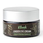 Vilvah Under Eye Cream | Reduces Dark Circles, Puffiness & Eye Bags | Hydrates, Smoothens Fine Lines & Firms Skin | Lightweight Cream for Tired Eyes | 20ml