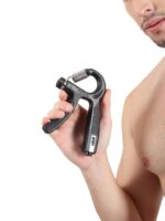 Fitness Mantra® Counter, 10 KG to 60 KG Weight Adjustable Professional Counter Hand Gripper for Men & Women, Polypropylene Finger Exerciser, Power Gripper, Black - Image 9