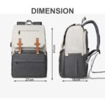 Winnies Diaper Bag for Mothers – 2-in-1 Travel Backpack & Tote with USB Charging Port, Anti-Theft Pocket, Insulated Bottle Holders & Multiple Compartments - Image 9