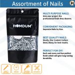 Homdum Hard Steel Concrete Nails 1 1/2" inch (38 mm) Pack of 100 Pieces (1 1/2") - Image 7