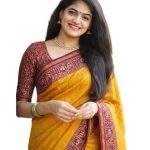 Woven Kanjivaram Silk Blend, Pure Silk Saree (Mustard)