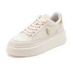 U.S. Polo ASSN. Eleanor 3.0 Nude Light Weight Sneaker Shoes - Image 4