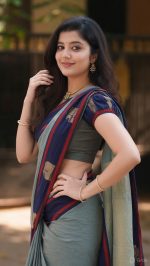 Jaanvi fashion Women's Cotton Silk Saree With Zari Work & Unstitched Blouse Piece - Image 6