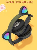 Daemon Cat Ear Headphones, Wireless Bluetooth Over-Ear Kids/Adults with Mic, Multi New Black - Image 5