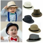 THE BOW TIE HOUSE Modern Dapper Fedora hat for Kids - Vintage Western Formal Style-Beige(1-6 Years) - Image 6