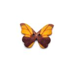 Wooden Butterfly Shape Buttons 2 Hole Sewing Buttons for Fashion/Replacement/Decorative/Jackets/Kurtis and Also Used DIY Art and Craft item (713 - Wooden YELLOW BUTTERFLY Buttons 24 pcs) - Image 2