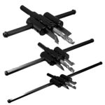 Oblivion Hole Saw Cutter – Adjustable Circle Drill Bit Set for Wood & Metal – Black Round Hole Cutter for Drill Machines – DIY Twist Cutting Tool for Woodworking (Hole Saw Cutter (30-120mm)) - Image 4