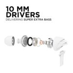 boAt Bassheads 100 in Ear Wired Earphones with Mic(White) - Image 3