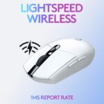 Logitech G304 Lightspeed Wireless Gaming Mouse, Hero Sensor, 12,000 DPI, Lightweight, 6 Programmable Buttons, 250h Battery Life, On-Board Memory, Compatible with PC/Mac - White - Image 3