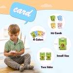 Easymart Talking Flash Cards for Kids 2-5 Years | Rechargeable Educational Learning Toy for Toddlers | Cognitive Skill Builder for Boys & Girls | Sound Flashcard Device for Babies - Image 3