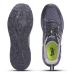Liberty LEAP7X ROYALESTPE Walking Shoes for Men - Black & Olive Green Lace-Up Sneakers | Memory Foam Cushioned Insole, Lightweight Knit-Mesh Shoes for Daily Walking, Fitness Walks, College & Travel - Image 5