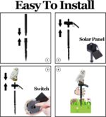 JASIFS Welcome Dog Garden Solar Lights Outdoor Cute Dog LED Decorative Waterproof Garden Stake Lights, Lawn Lamp Light for Garden, Balcony, Patio, Yard Landscape Lighting - Image 4