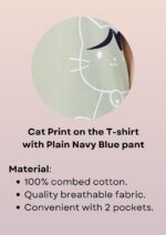 Women's Premium Cotton Print Night Suits – Comfortable & Stylish Pajama Set with Pockets - Image 4